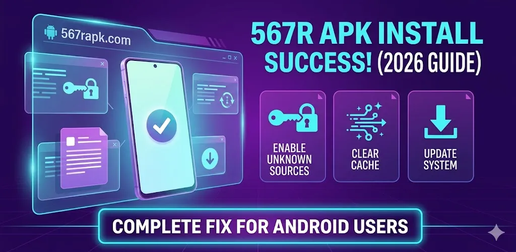 Android settings fix for 567R APK installation problem