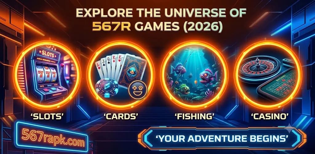 567R slots and card games category guide for beginners
