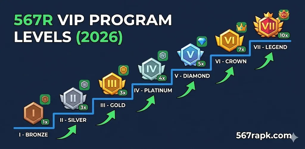 567R VIP Program 2026: Rewards, Cashback Benefits, Bonus Levels & Member Perks