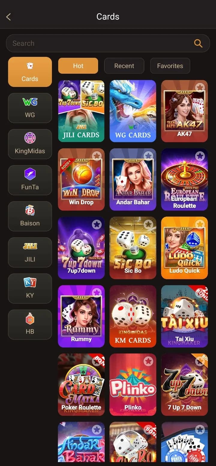 Teen Patti games on 567R platform