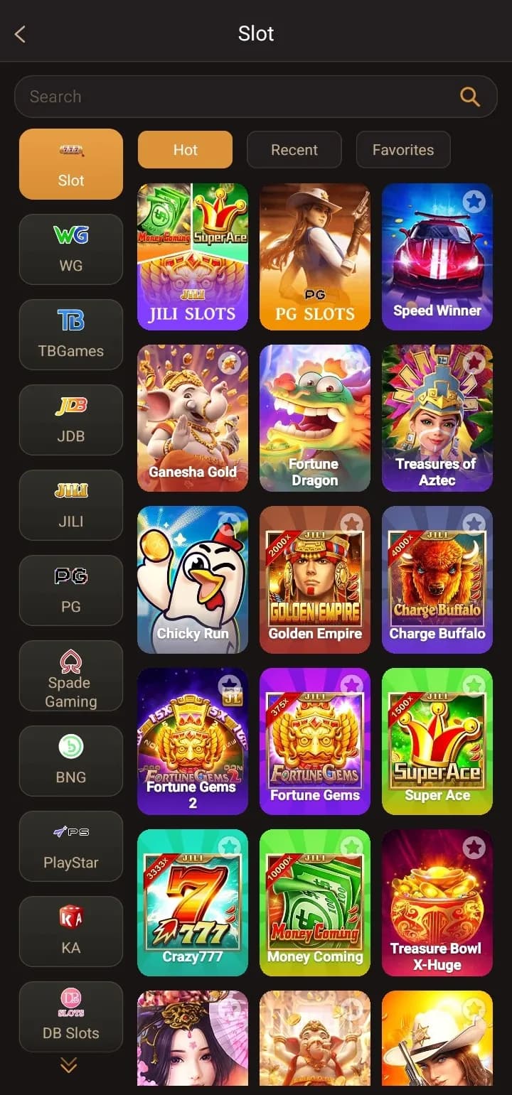 Slot Games games on 567R platform